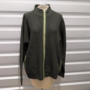 vintage PATAGONIA men's boiled wool full zip sweater L XL